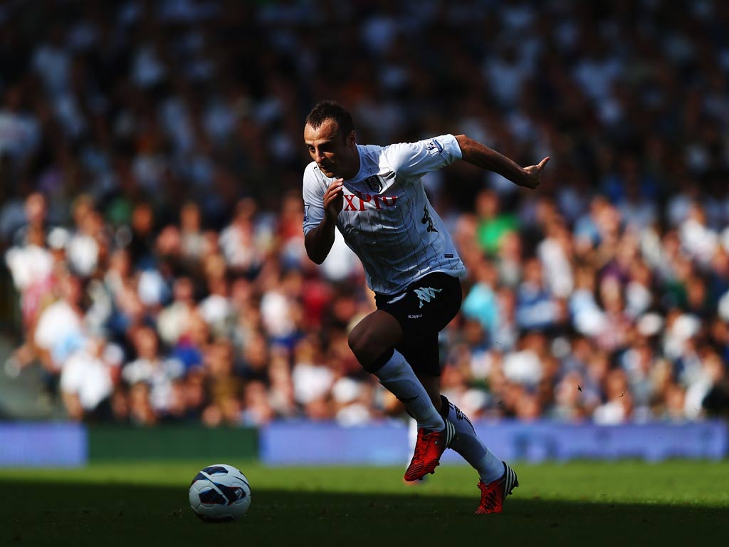 Fulham striker Dimitar Berbatov