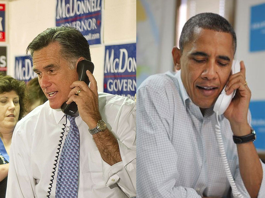 Mitt Romney and Barack Obama are neck and neck as election day approaches