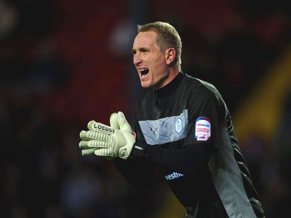 Sheffield Wednesday keeper Chris Kirkland was furious