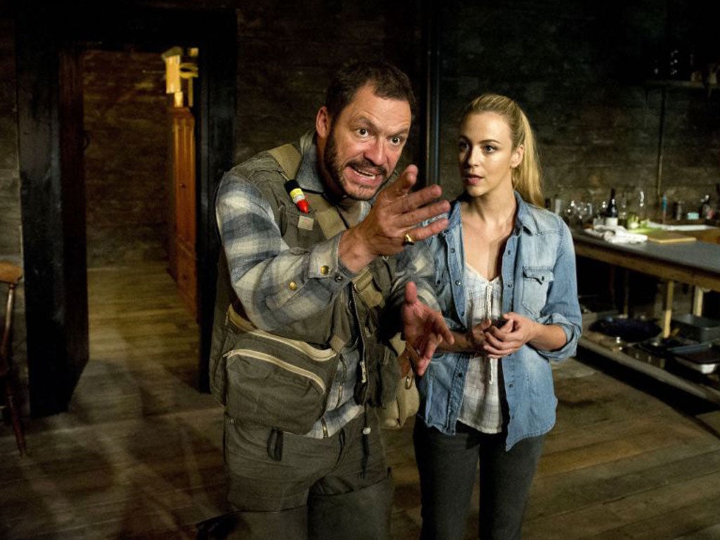 Dominic West and Miranda Raison