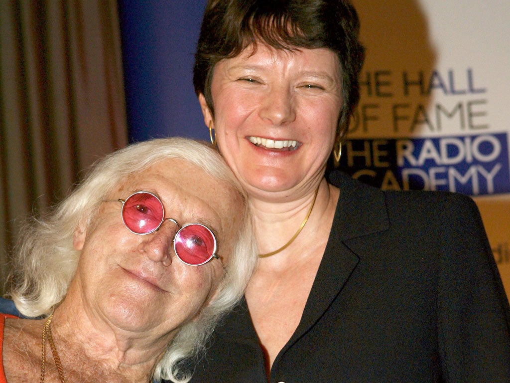 Helen Boaden with Jimmy Savile in 2006