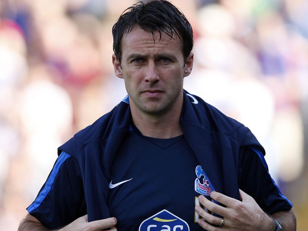 New arrival: Dougie Freedman saw his first Bolton game from the stands