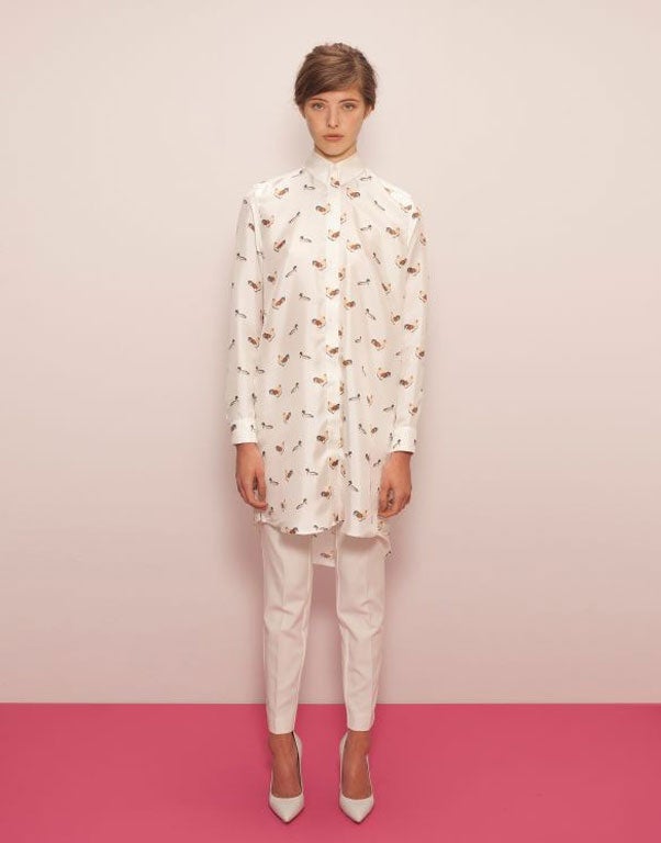 We love: Watch the birdy - Bright young menswear designers Agi & Sam have branched out into womenswear with an exclusive capsule collection for Harvey Nichols. We love the London duo's kooky poultry-print shirt – mallards aren't just for living room walls, after all. From £270, harveynichols.com