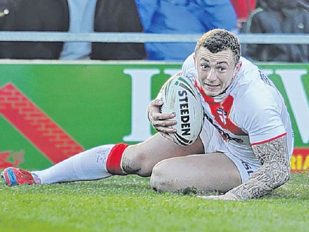 Josh Charney scored four tries against Wales on Saturday