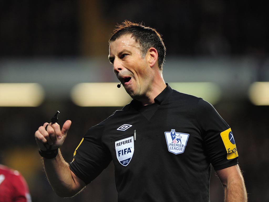 Referee Mark Clattenburg