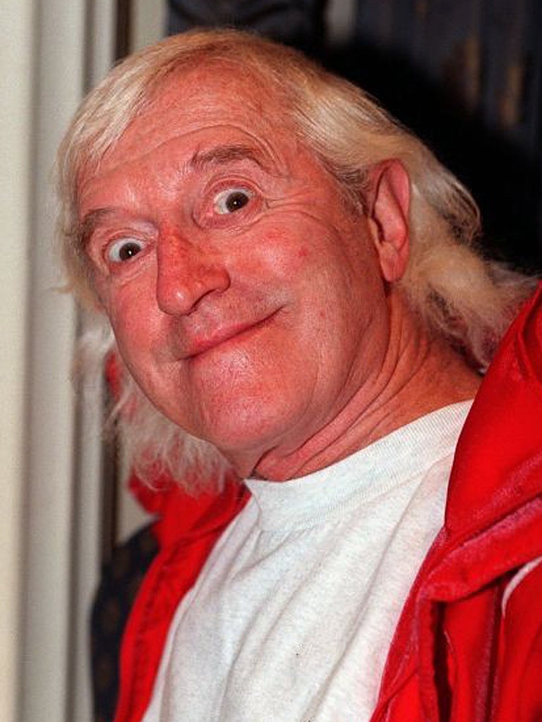 A 1999 photograph of Jimmy Savile