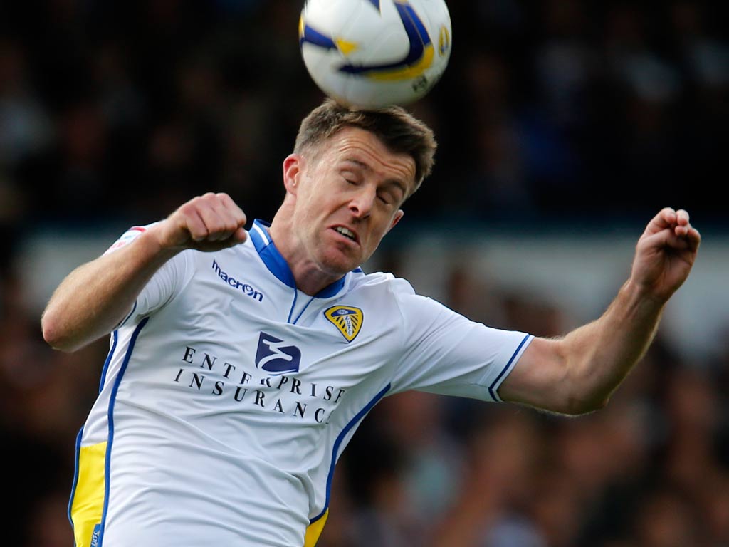 Leeds United star Michael Tonge