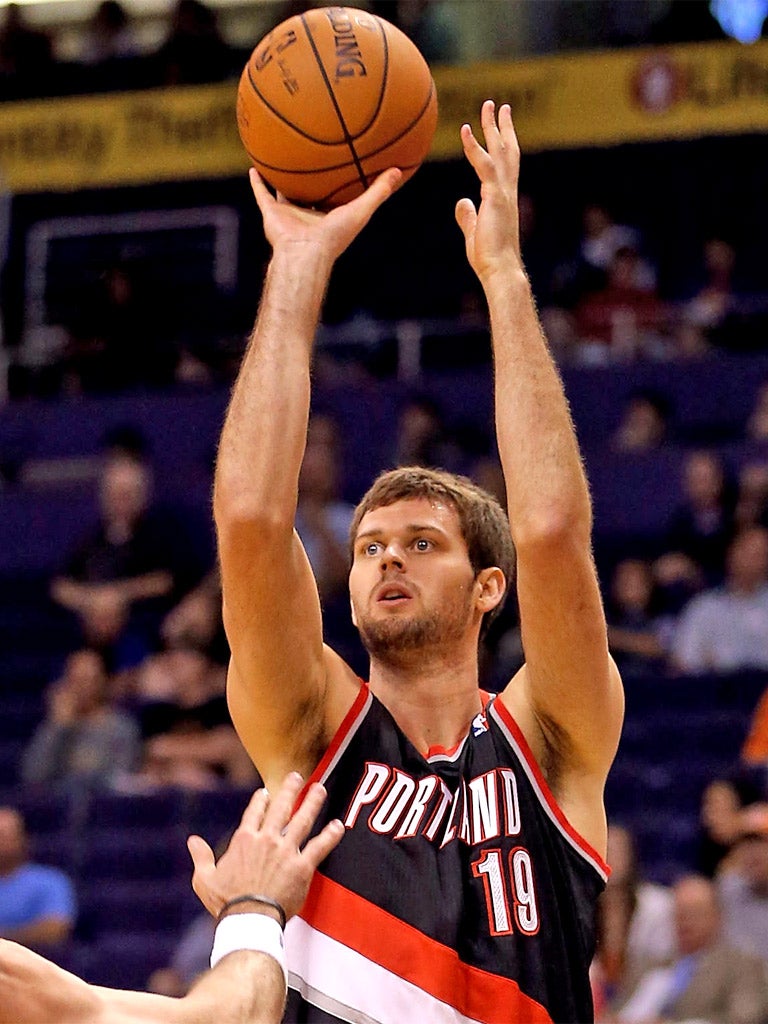 Joel Freeland is set to make his NBA debut this evening