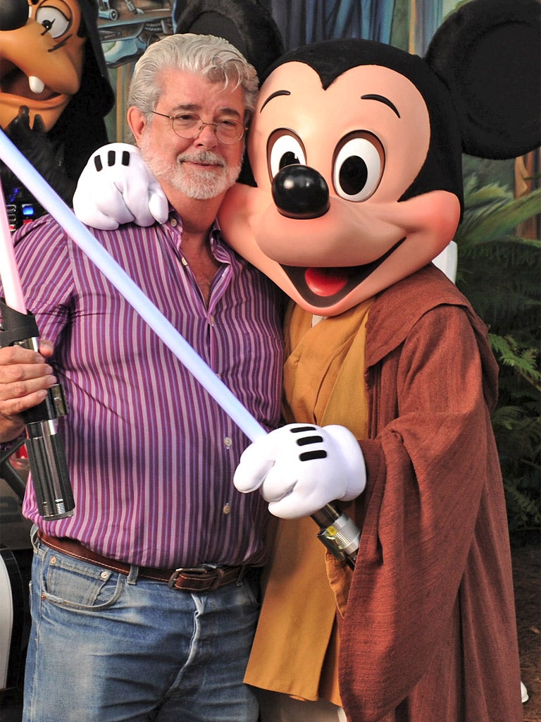 George Lucas and Mickey Mouse