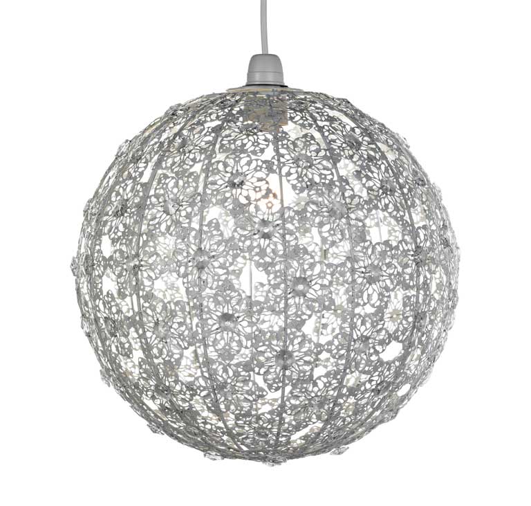 <p>1. Lace ball pendant shade</p>

<p>£36.98, B&Q. A cut-out lampshade diffuses the light and casts lacy shadows. 0845 609 6688, diy.com</p>