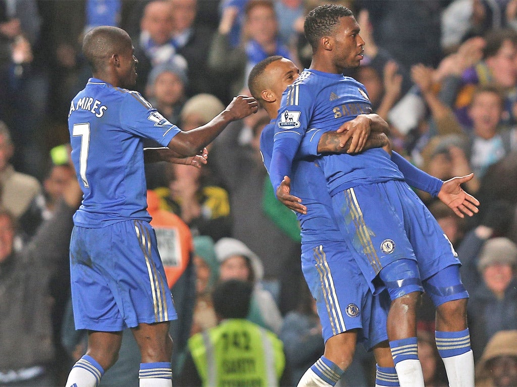 Daniel Sturridge gave Chelsea the lead in extra-time