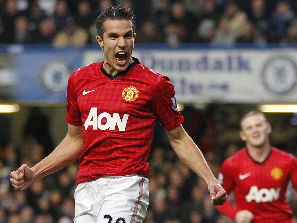 Robin van Persie has scored seven league goals this season