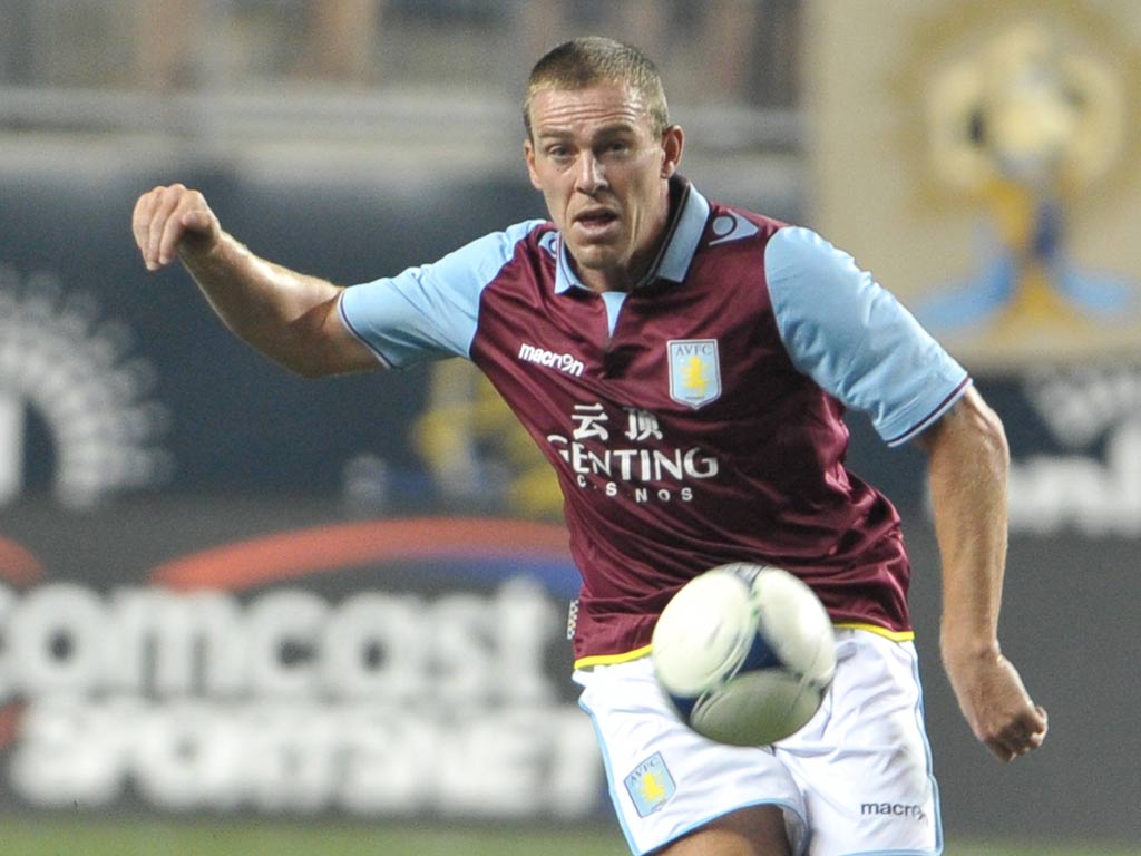Aston Villa defender Richard Dunne