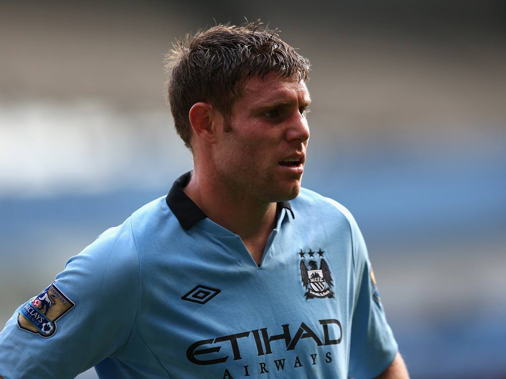 Manchester City midfielder James Milner