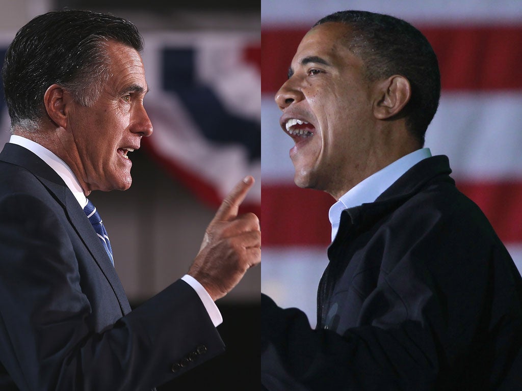 Mitt Romney and Barack Obama are competing for the job of President