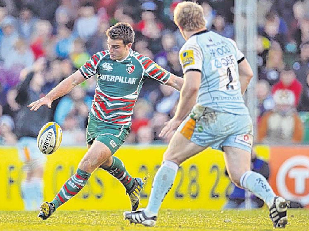 George Ford was Leicester’s match-winner on Saturday