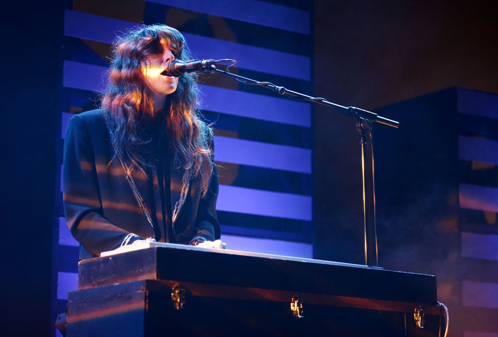 Beach House in concert at the Roundhouse, London, Britain - 02 Nov 2012