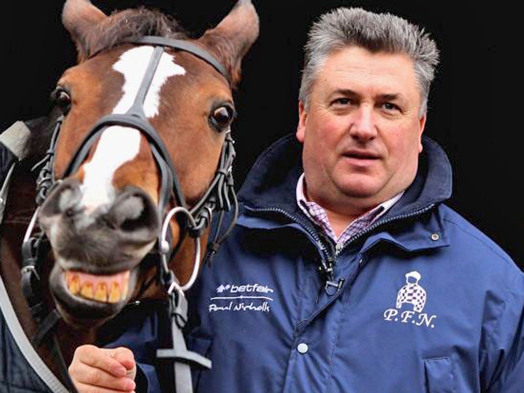 Paul Nicholls: Champion trainer followed up four Saturday winners
with a Kempton double yesterday