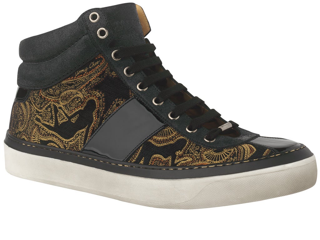 Hi-top £550, Jimmy Choo, Selfridges,
400 Oxford Street, London W1, 0800 123 400