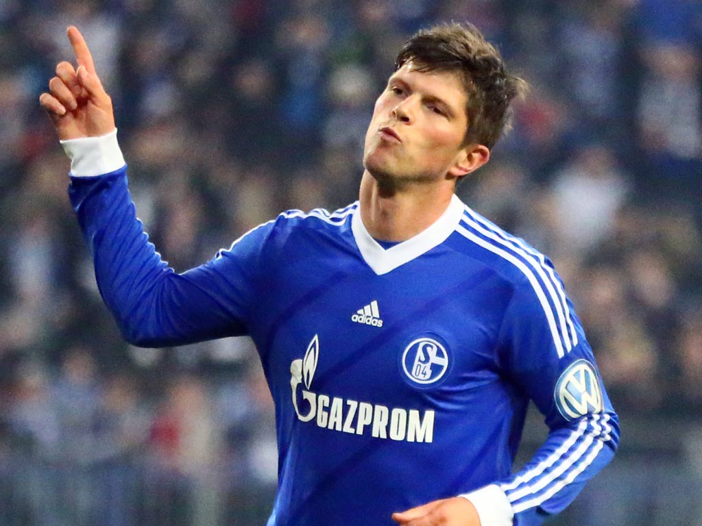 Schalke striker Klass-Jan Huntelaar