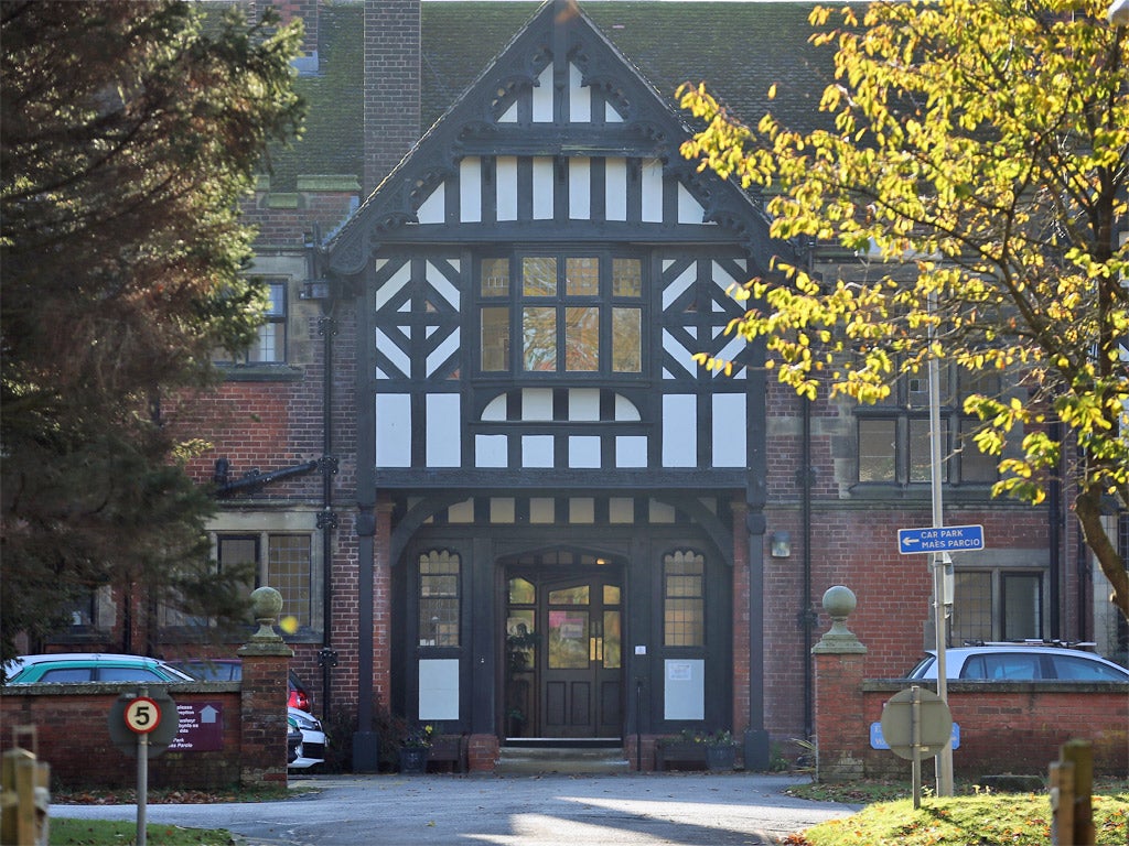 The former Bryn Estyn Children's Home in Wrexham