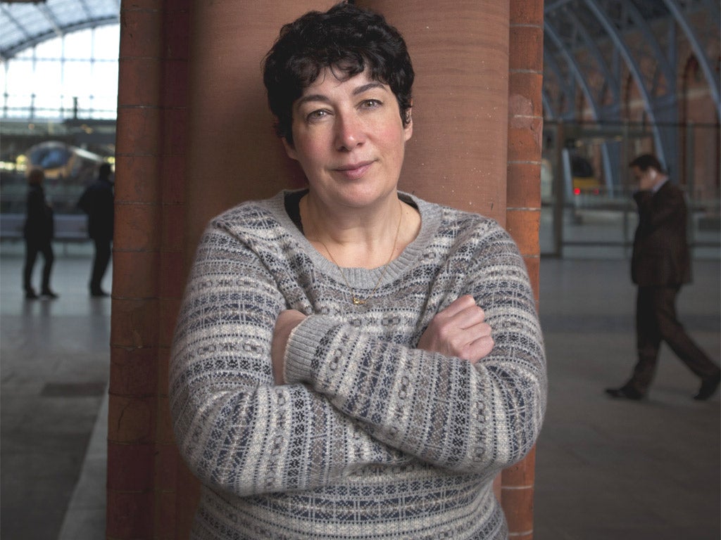 French leave: Joanne Harris in St Pancras station, London