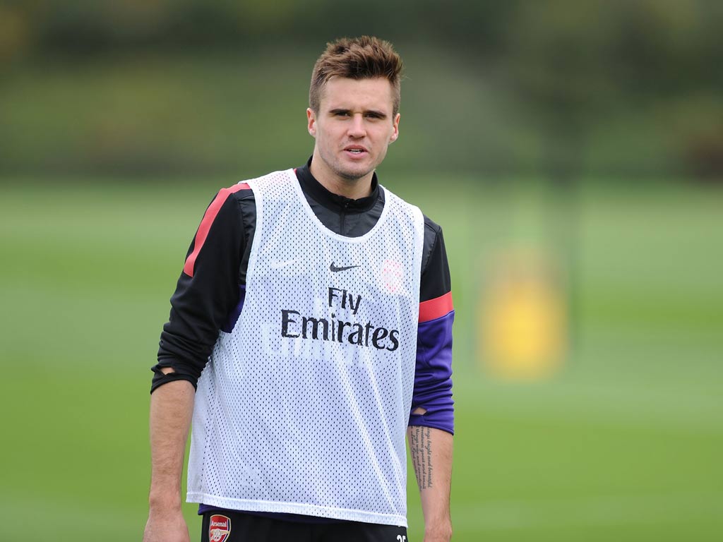 Arsenal defender Carl Jenkinson