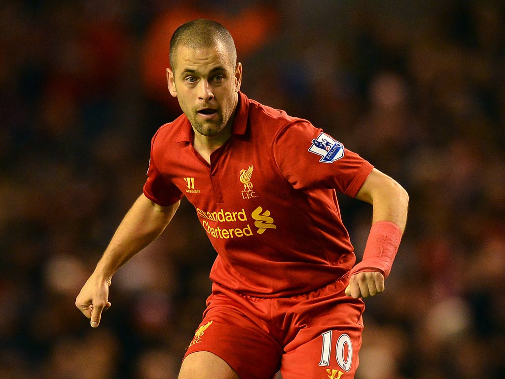 Liverpool midfielder Joe Cole