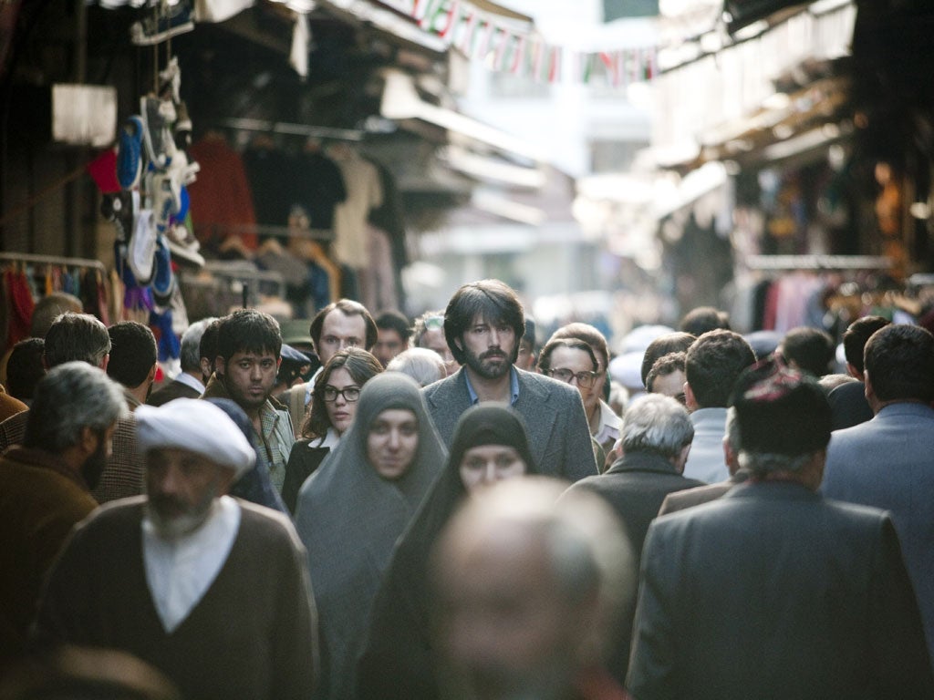 Crowd-puller: Ben Affleck as Tony Mendez in the superb thriller 'Argo'