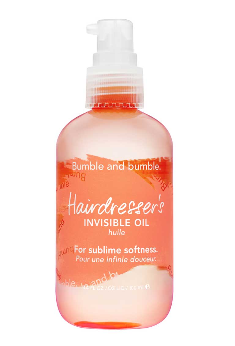 <p>Hairdresser's Invisible Oil</p>

<p>Good all-rounder, not too heavy</p>

<p>£30, bumbleandbumble.co.uk</p>