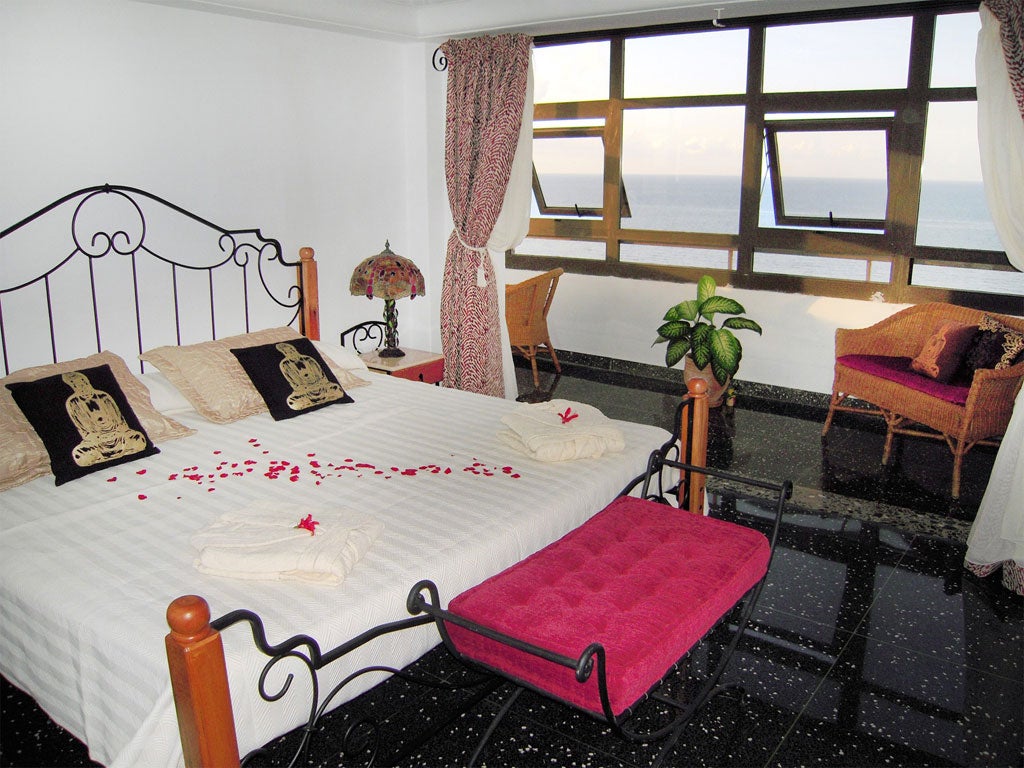 A bedroom in Habanavista