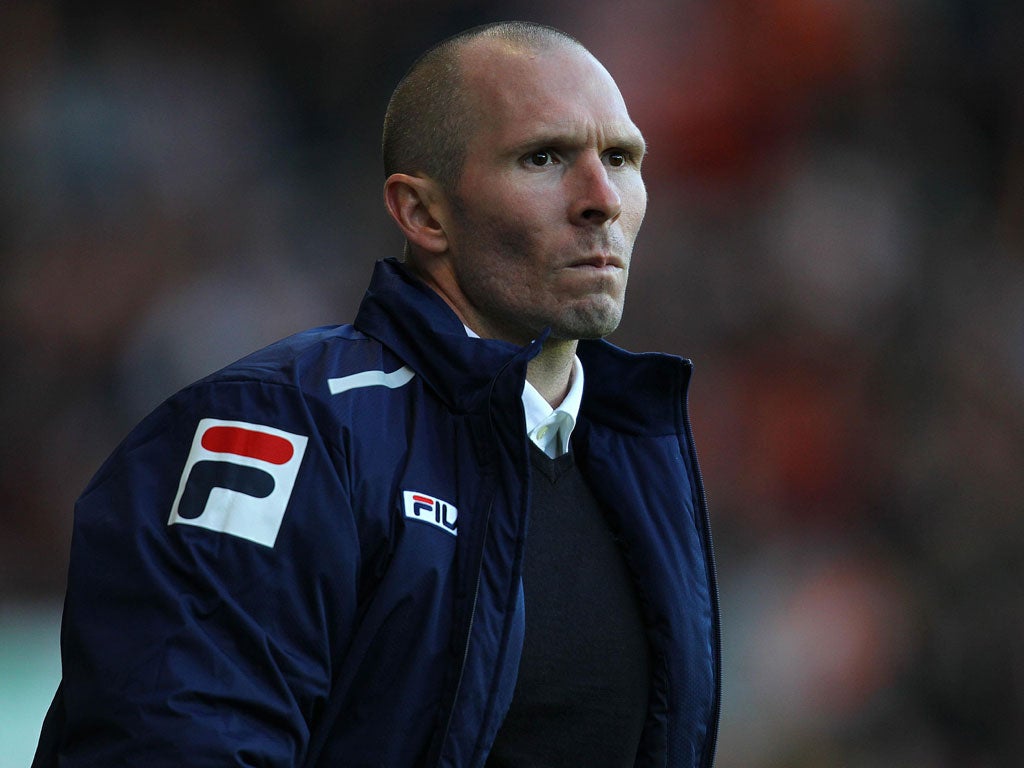 New broom: Blackpool’s new manager Michael Appleton calls for a clear-out