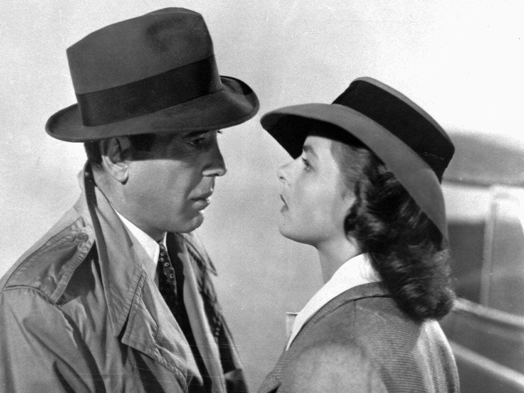 Humphrey Bogart and Ingrid Bergman in ‘Casablanca’