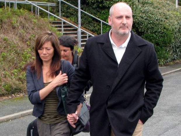 Anna Ryder Richardson with her husband Colin MacDougall