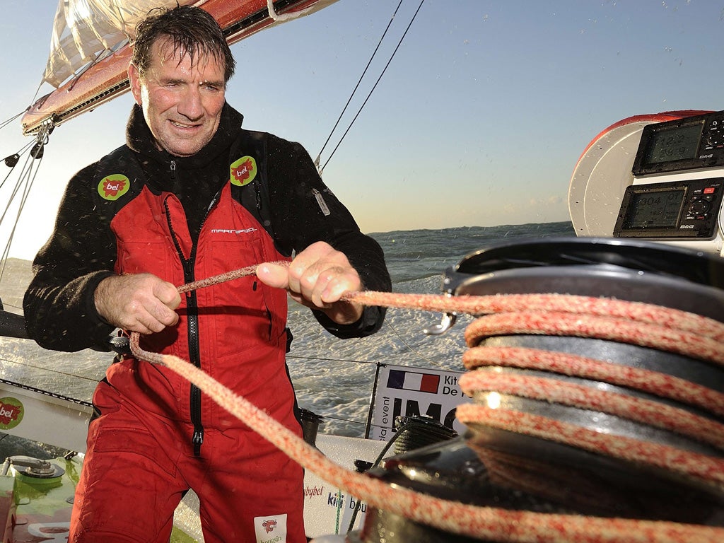 Kito de Pavant has retired from the Vendée Globe after colliding with a trawler