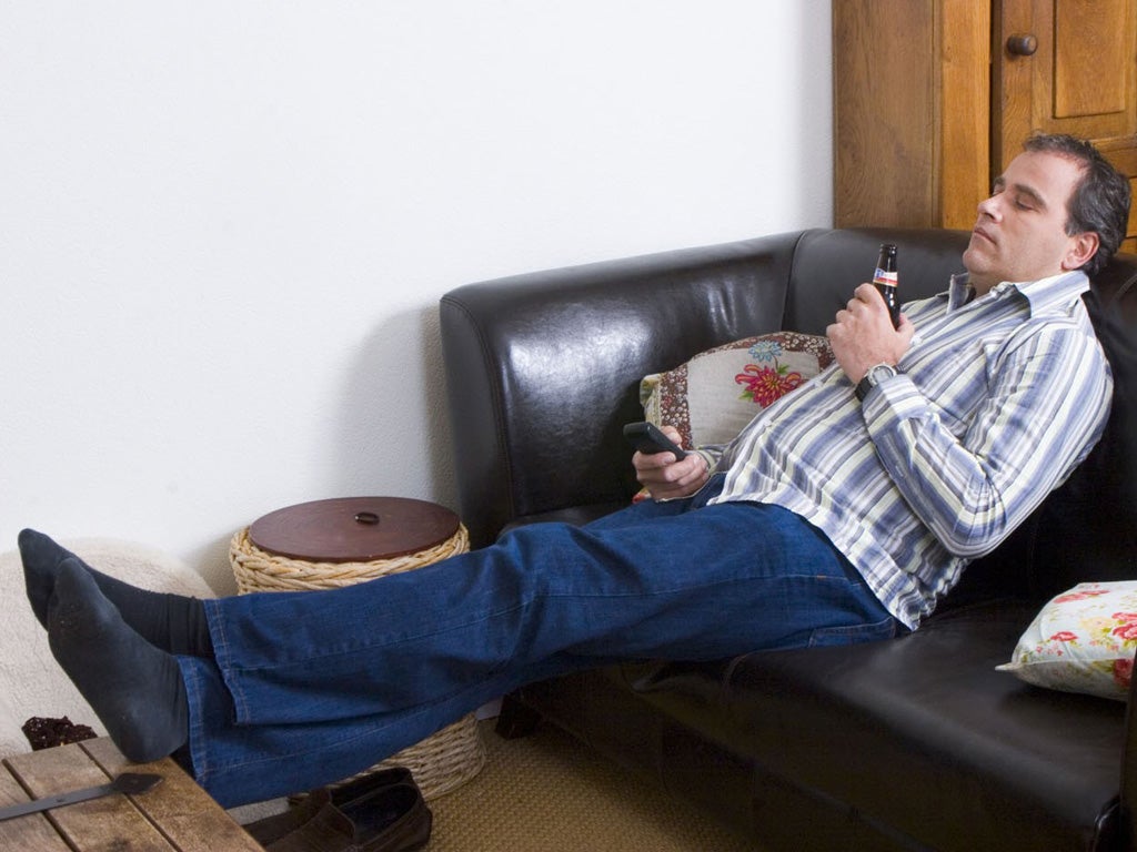 Sedentary office lifestyles can spill over to couch-potato behaviour