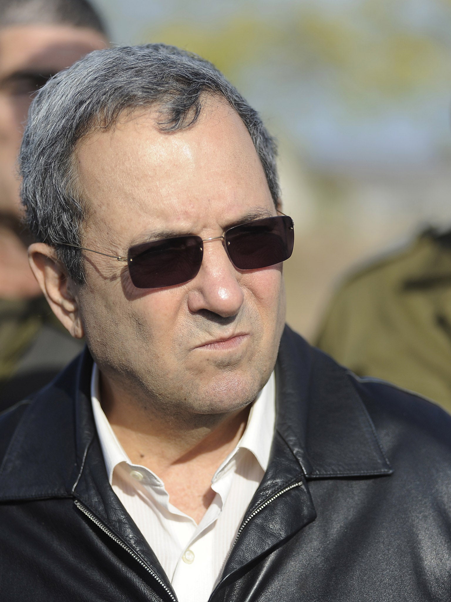 Israel's Defense Minister Ehud Barak