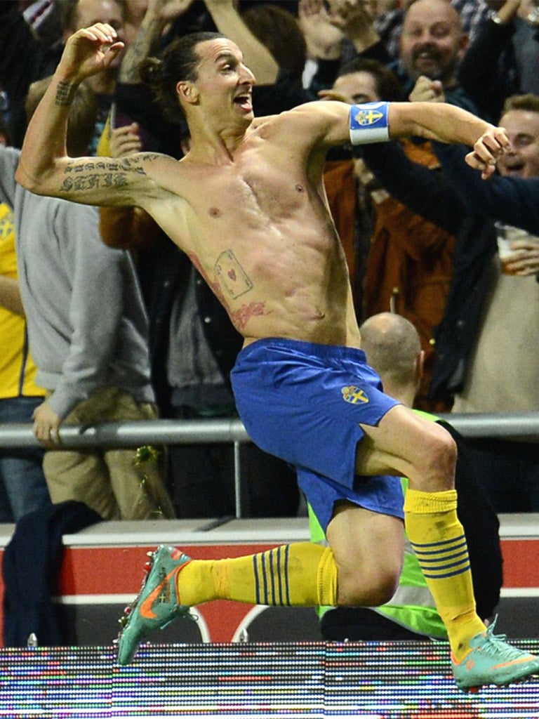 Zlatan Ibrahimovic destroyed England in Stockholm last night