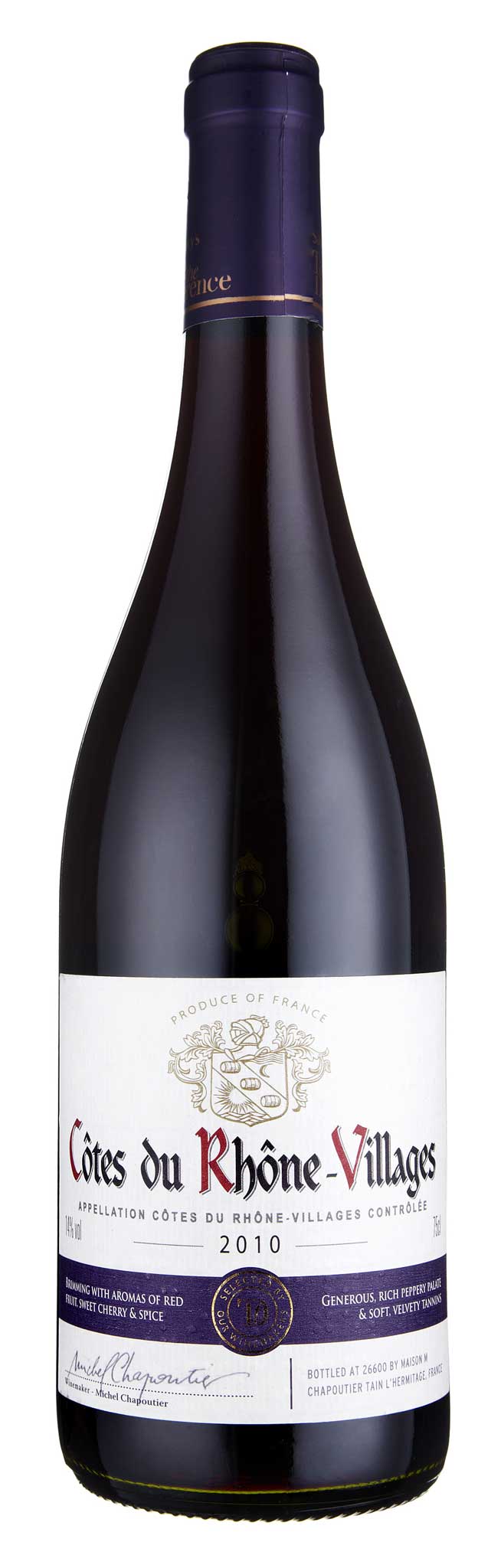 <p>Best party red under £10</p>

<p>2010 Taste the Difference Côtes du Rhône-Villages</p>

<p>This classic southern Rhône blend from the charismatic Rhônemeister Michel Chapoutier punches above its not inconsiderable weight with an invitingly spicy aroma and huge dollops of vibrant blackberry fruit supported by a lively, textured succulence. £6.99, Sainsbury's</p>