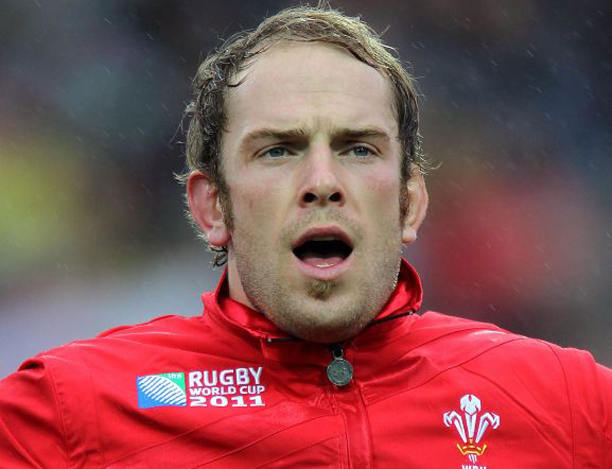The Wales lock Alun Wyn Jones injured his shoulder against Argentina