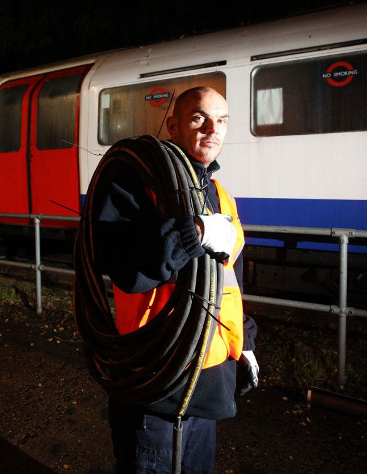 Robbie Ryan treats his current job on the Tube as seriously as his past career