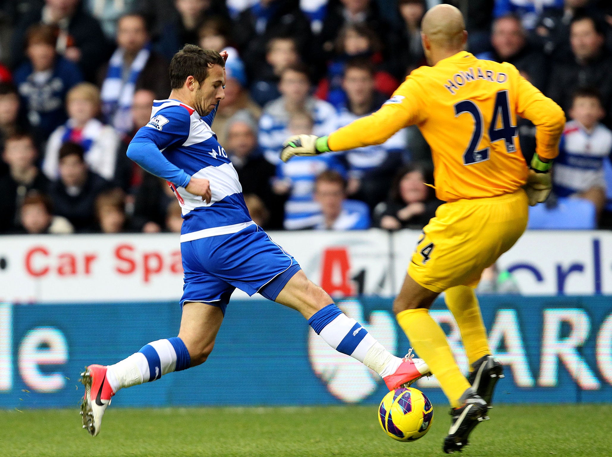 Le Fondre spurned a decent chance to score earlier