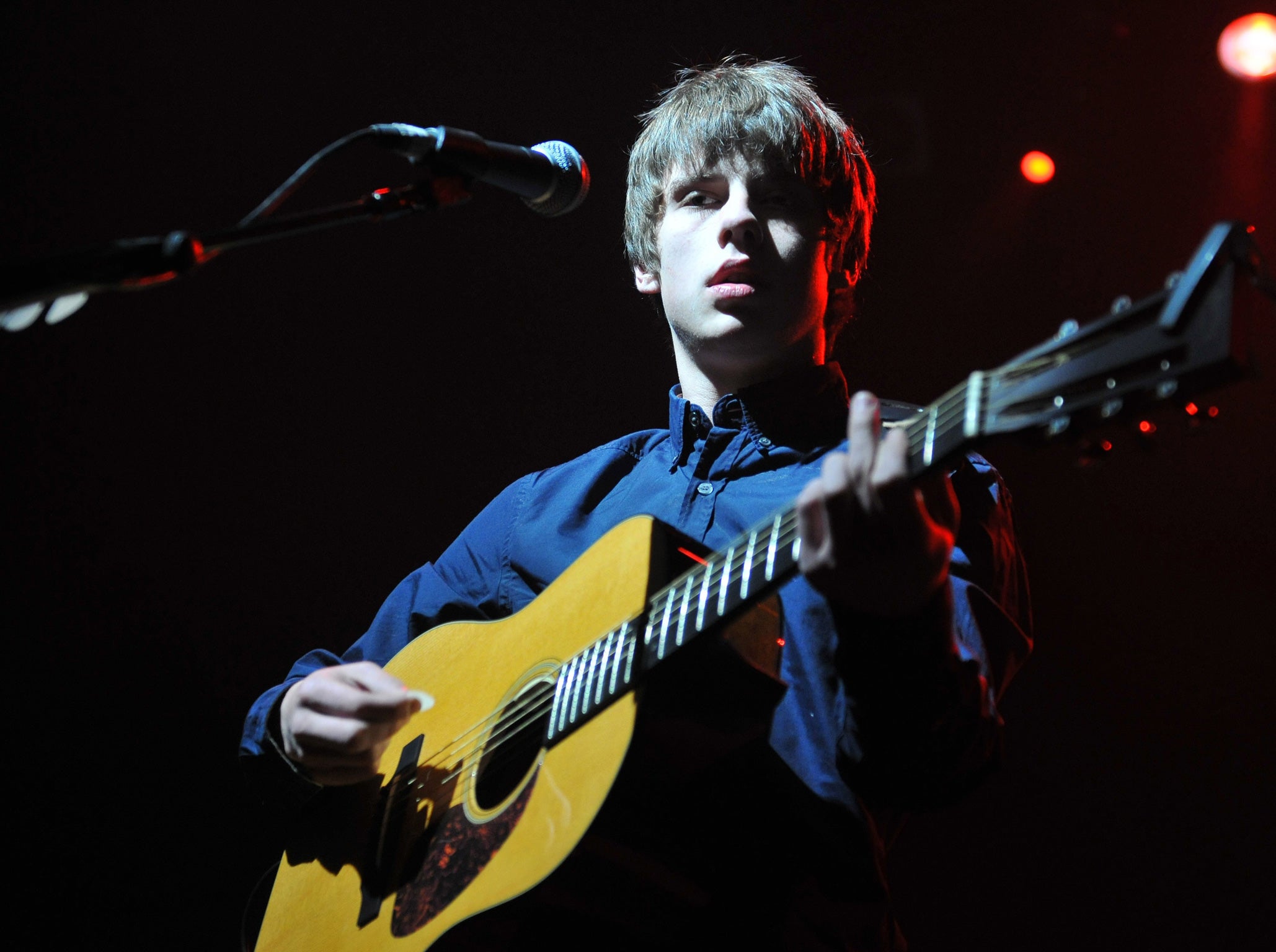 Baby face: At 18, Jake Bugg can hold his guitar the right way up, but that’s not enough