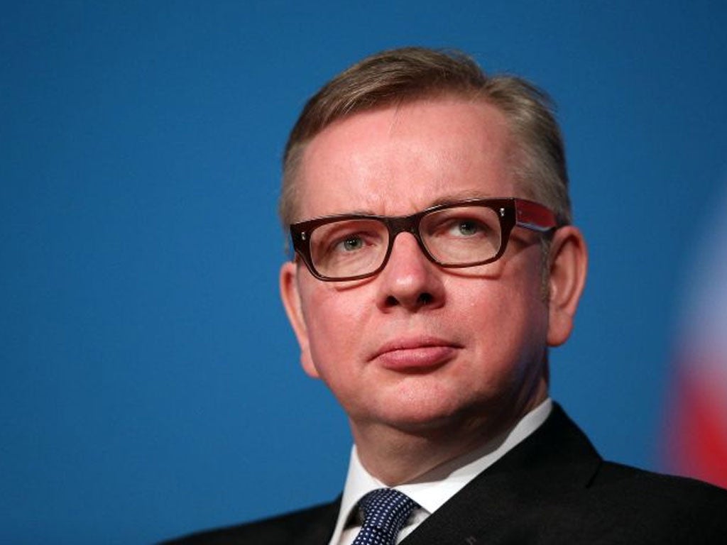 The Education Secretary, Michael Gove