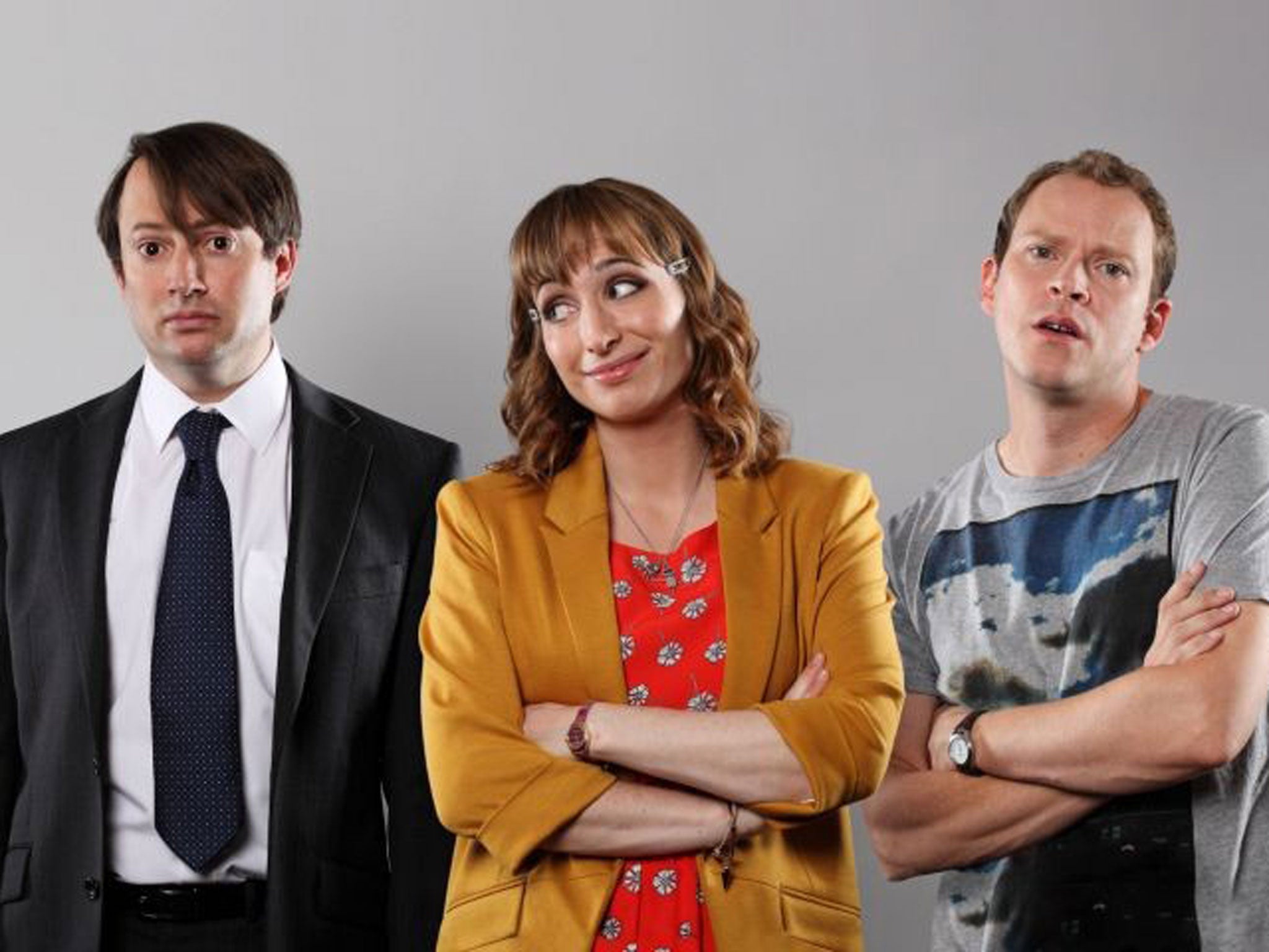 Hail to the geeks: David Mitchell, Isy Suttie and Robert Webb