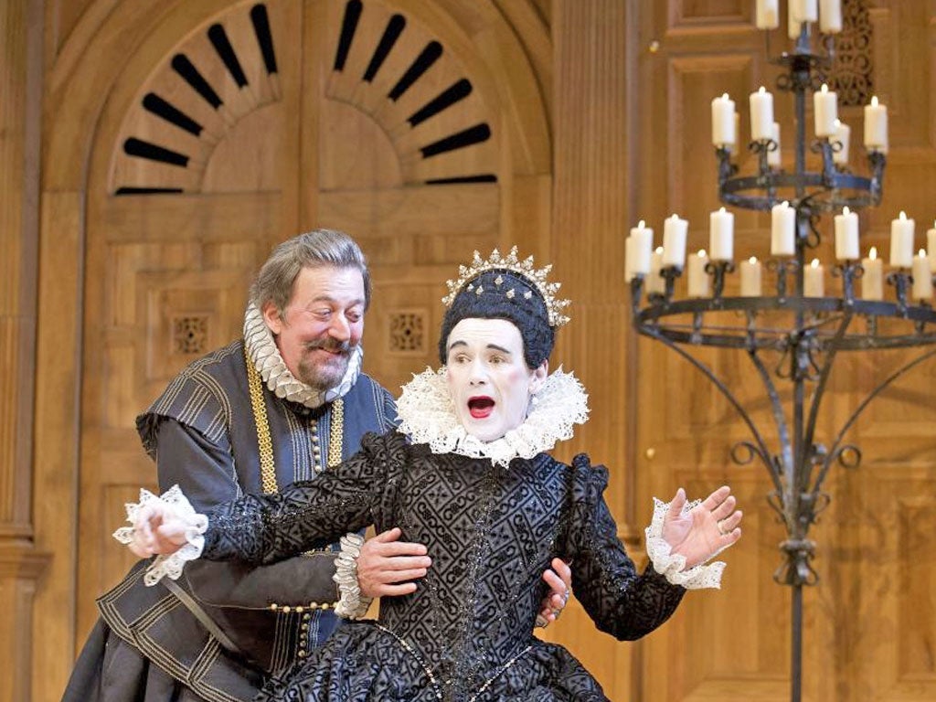 Stephen Fry and Mark Rylance in Twelfth Night