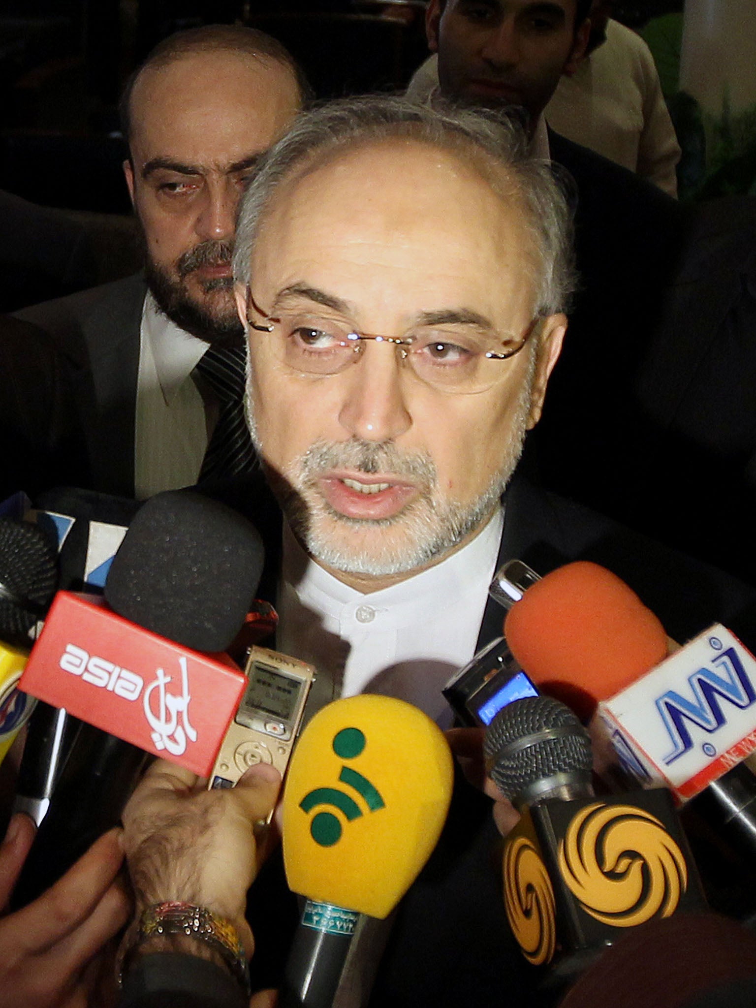 Iran's foreign minister, Ali Akbar Salehi