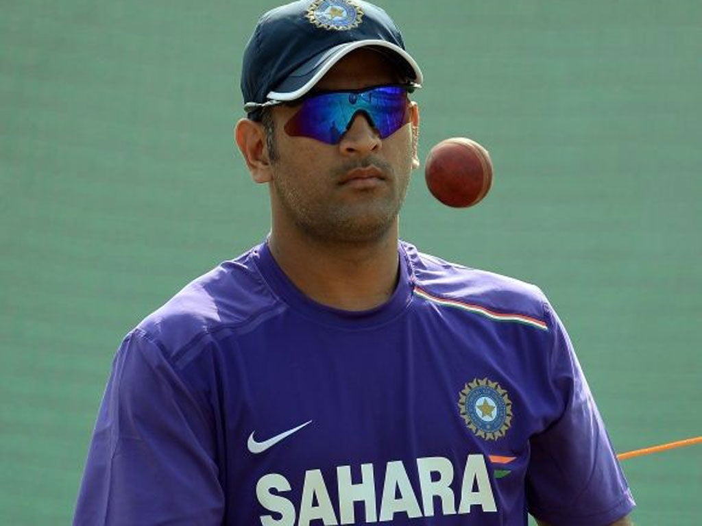 Mahendra Singh Dhoni, captain of India