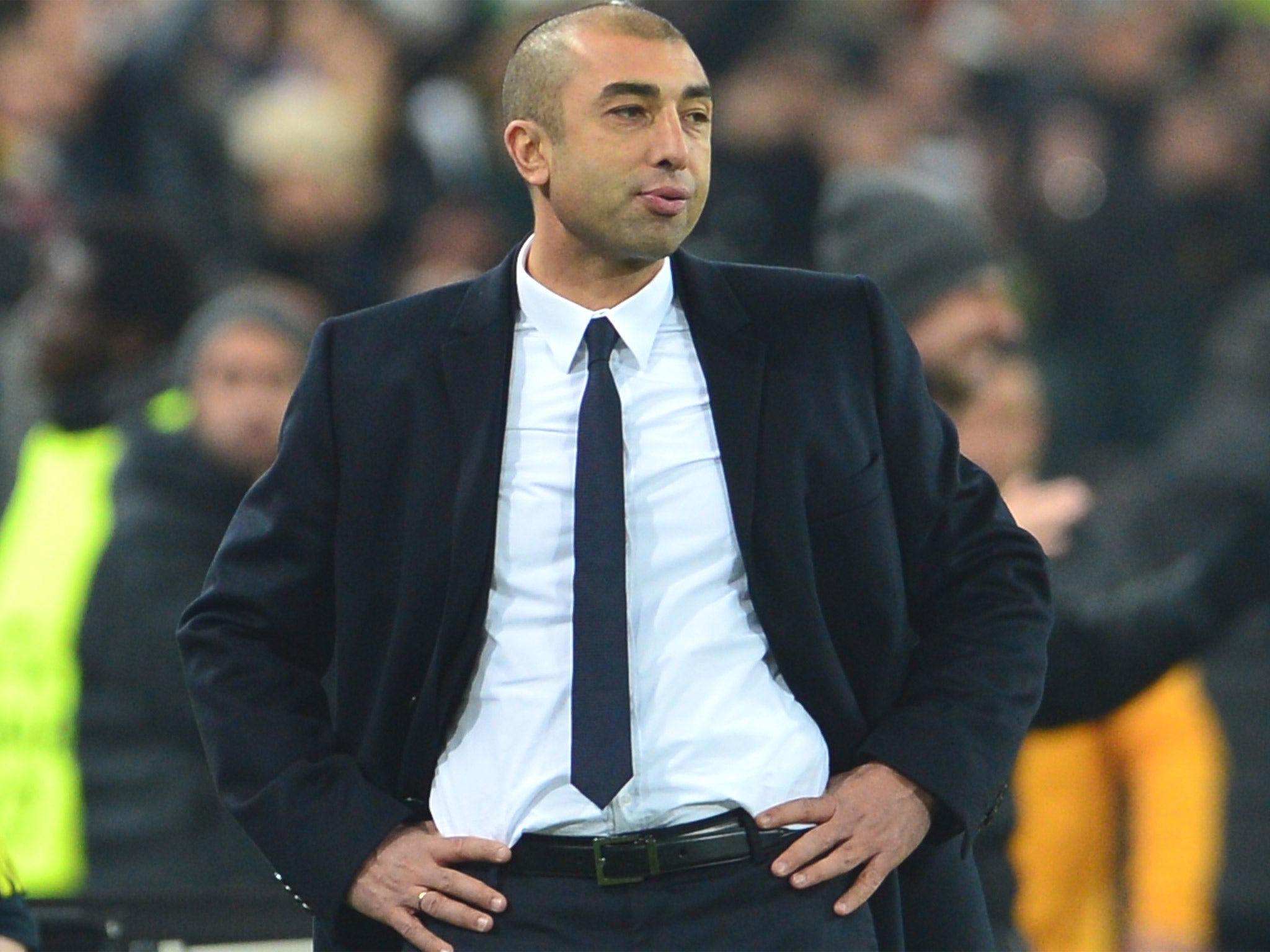 Roberto Di Matteo faces up to defeat in Turin