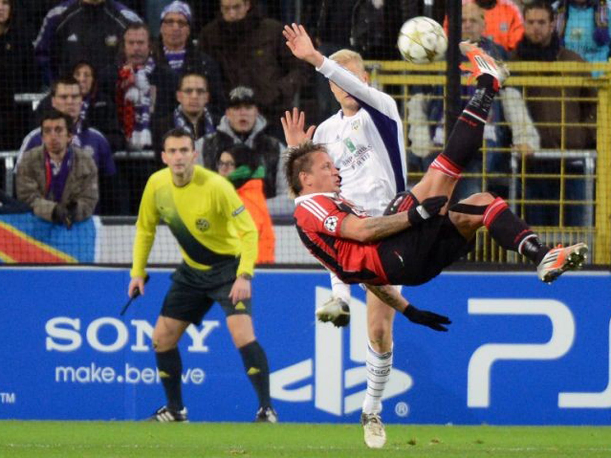 Mexes scores against Anderlecht